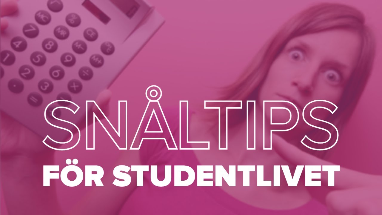 SNÅLTIPS FÖR STUDENTER – SÅ KLARAR DU STUDENTEKONOMIN 👸💰🤴🍜