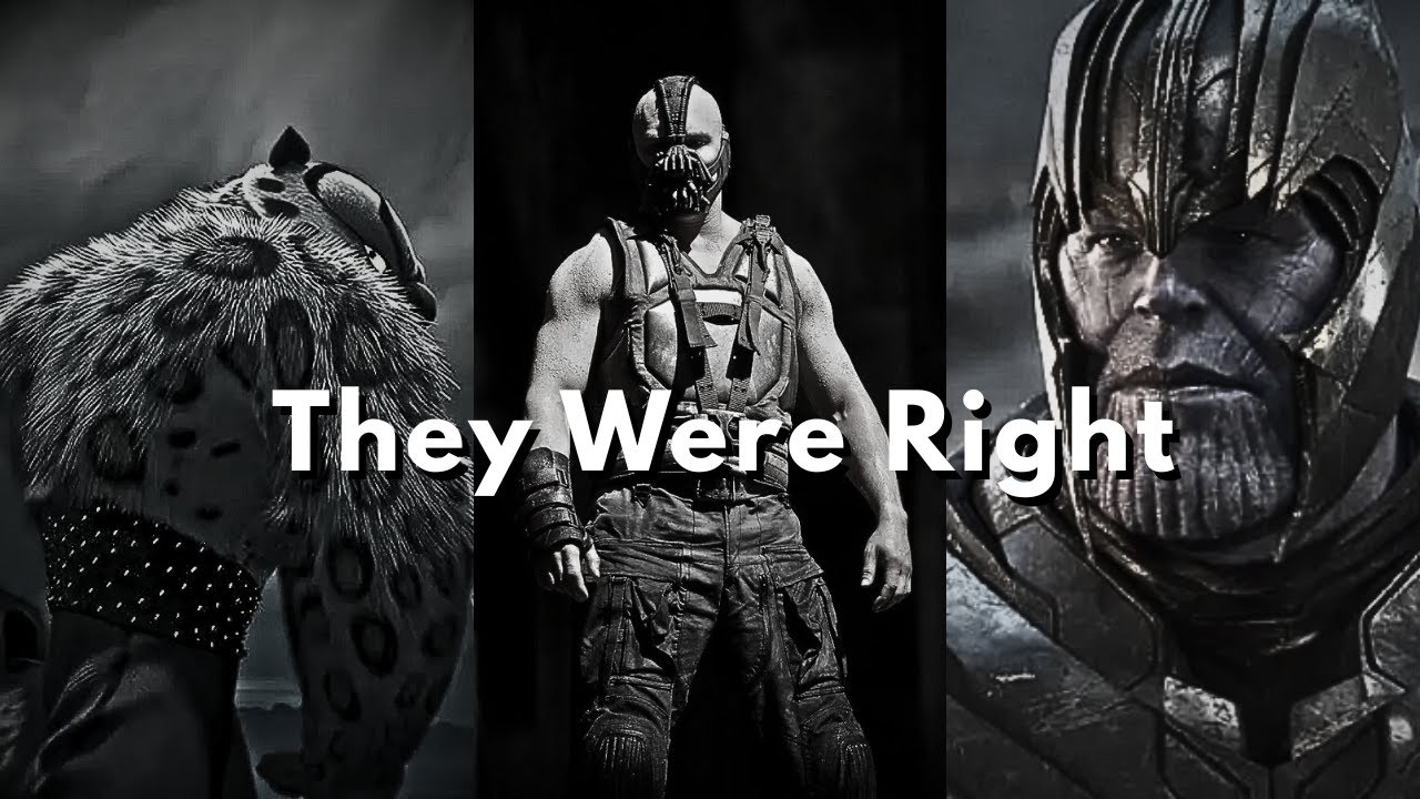 When Villains Were Right