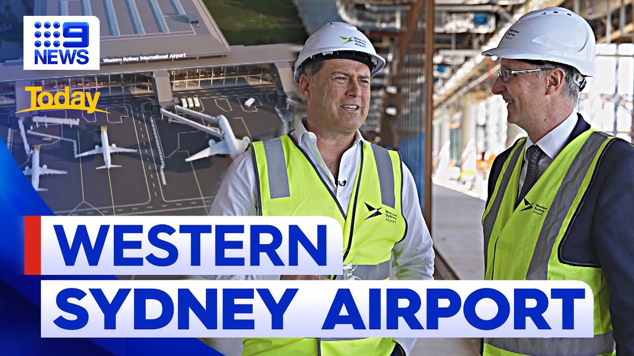 Exclusive look into Western Sydney’s newest international airport | 9 News Australia