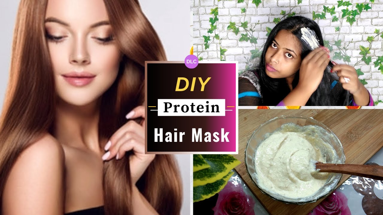 Homemade Protein Hair Mask Without Egg || How To Make Protein Hair Mask At Home