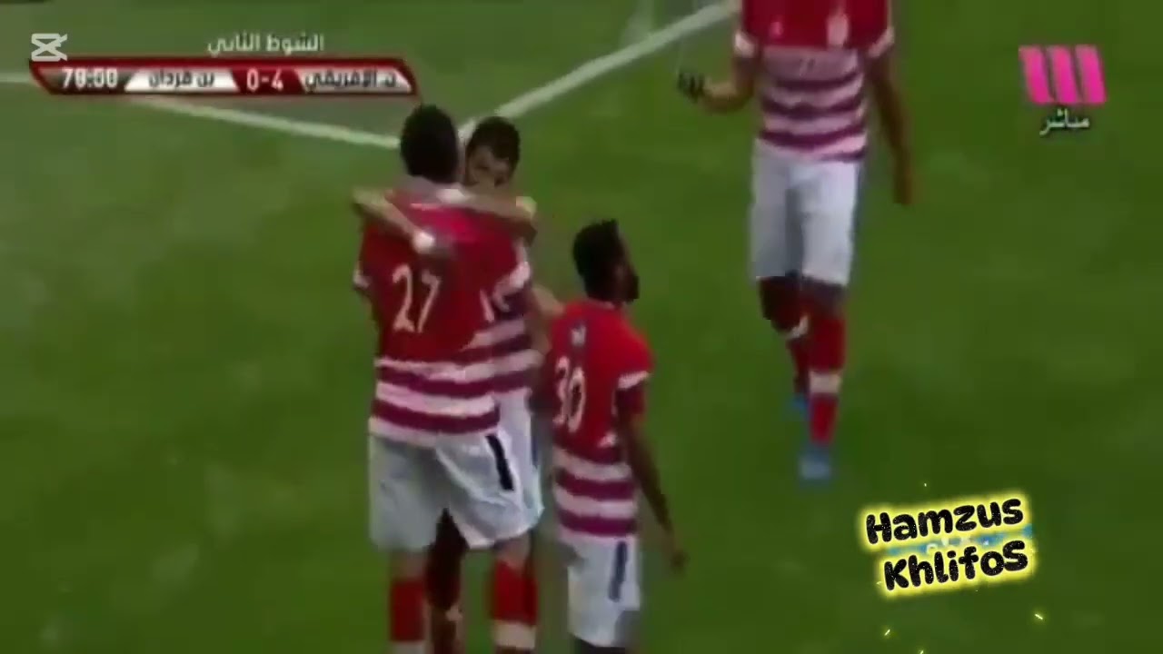 عندما قصف ⚽🚀هجوم النادي الإفريقي دفاعات اتحاد بن قردان بنتيجة تاريخية سداسية نظيفة بلايوف 🇦🇹✅