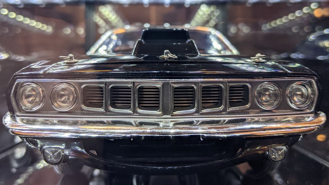 1/18 Diecast 1971 Plymouth Drag Barracuda Unboxing. Acme 1:18 Scale Model Car Review. (Mopar Muscle)