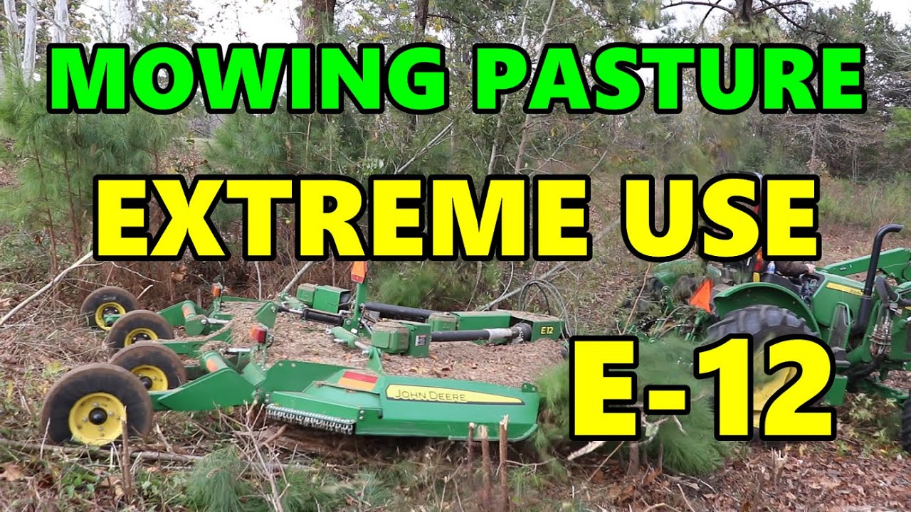 Эп. 135 — John Deere E12 | Роторный режущий аппарат — Я сломал его | Blackacre Ranch