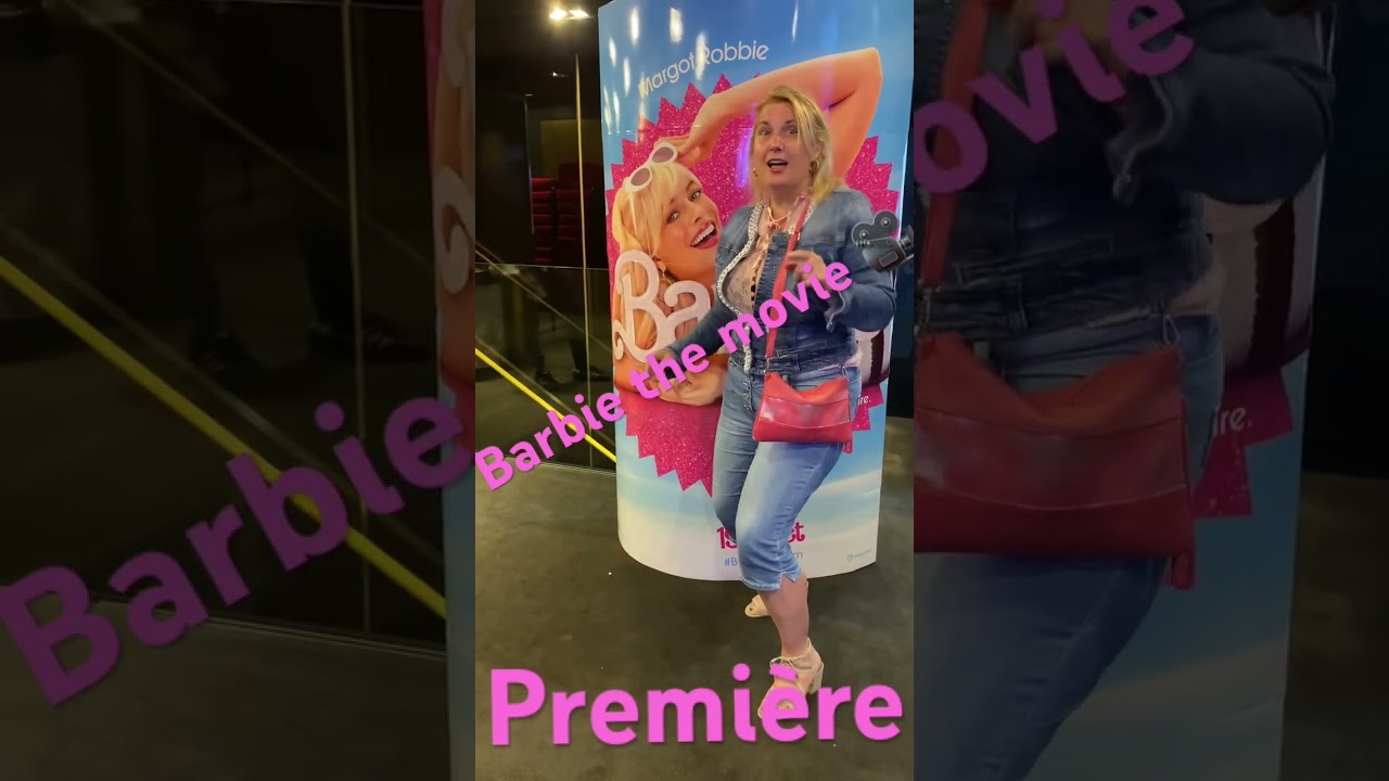 Veronica Barbara Antonelli invited at the premi&egrave;re Barbie the movie 🎥 sings I m a Barbie girl Aqua