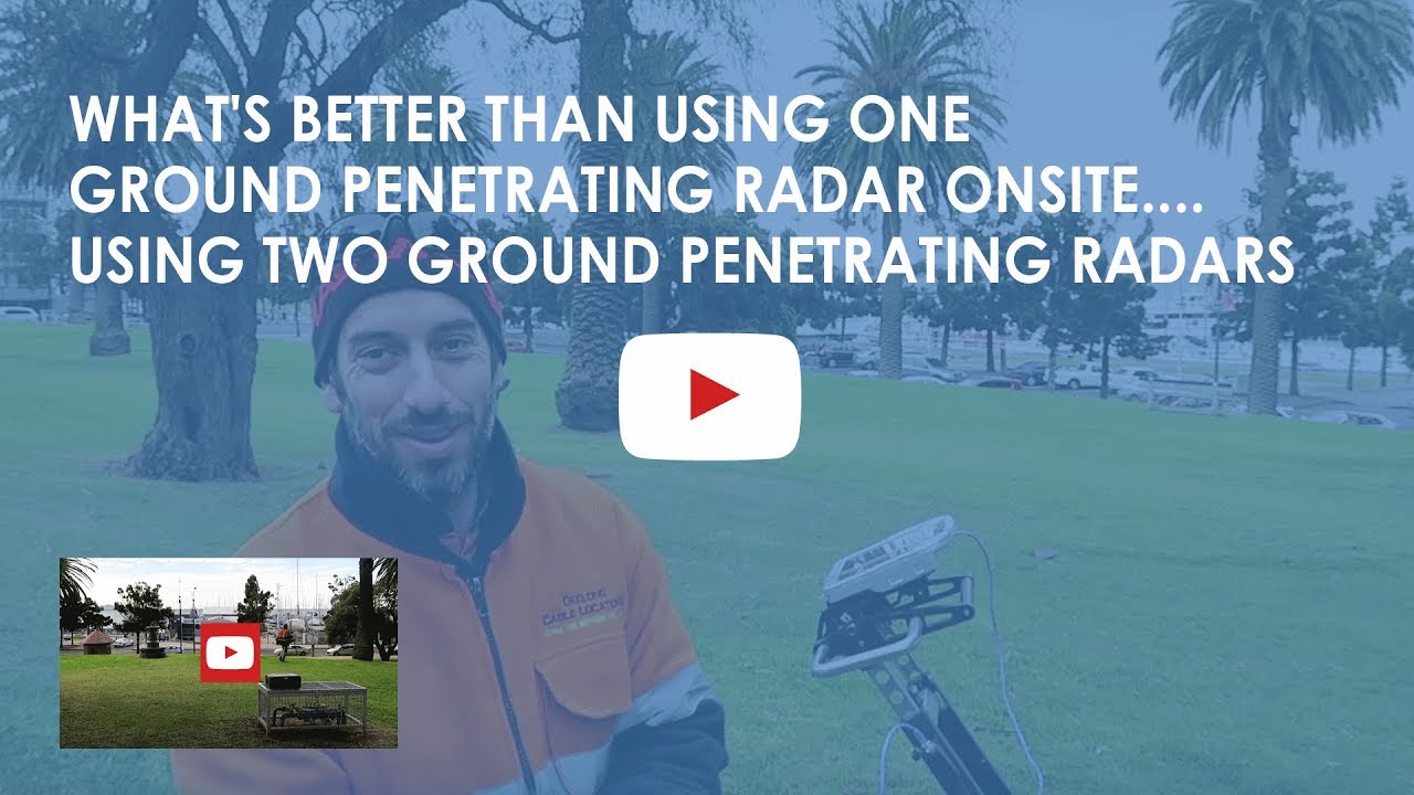 What's better than using one Ground Penetrating Radar onsite.....using two ground penetrating radars