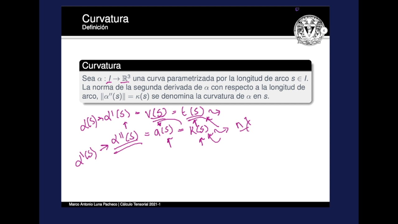 Clase 17 - Teoría local de curvas parametrizadas