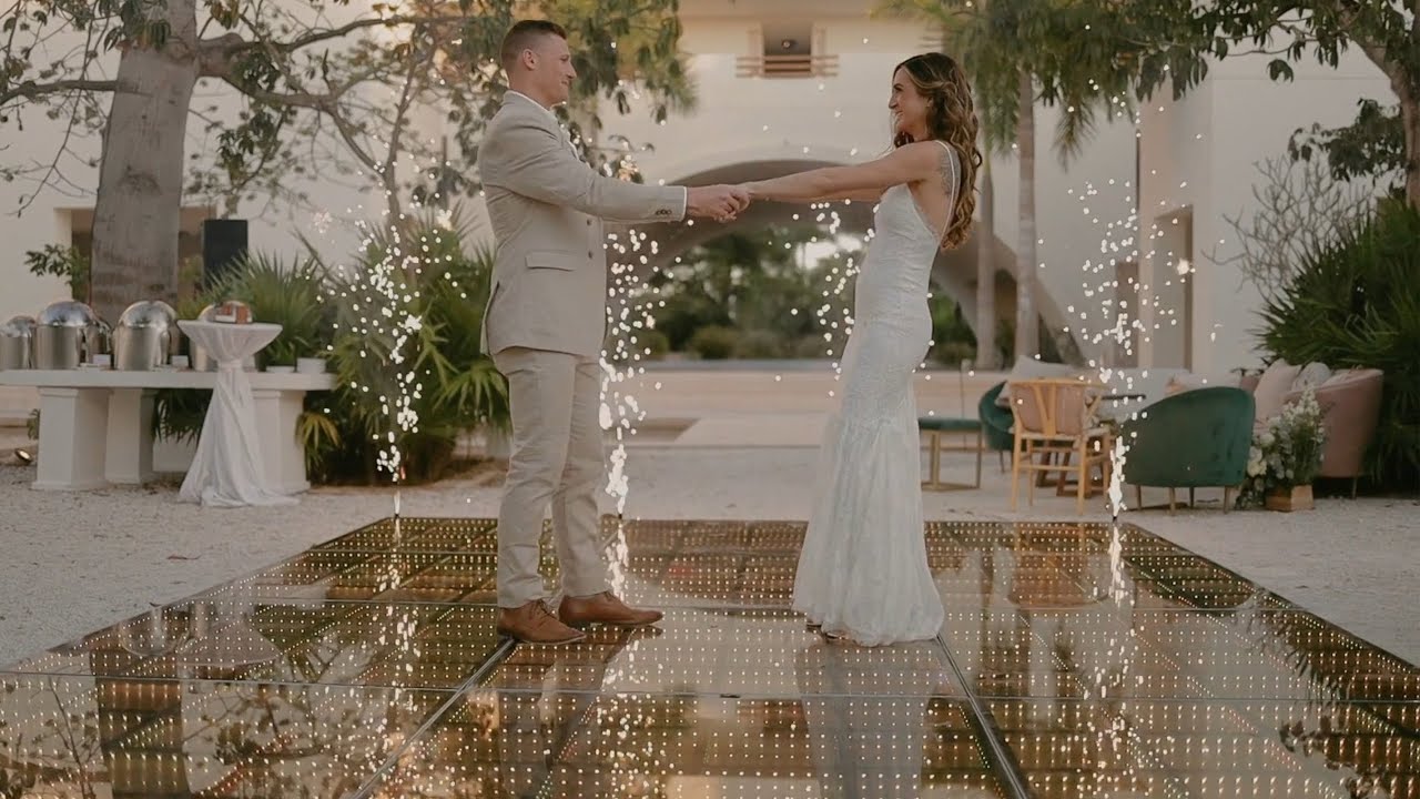 Secrets Akumal Wedding Video  | Janey & Michael | Mexico videographer