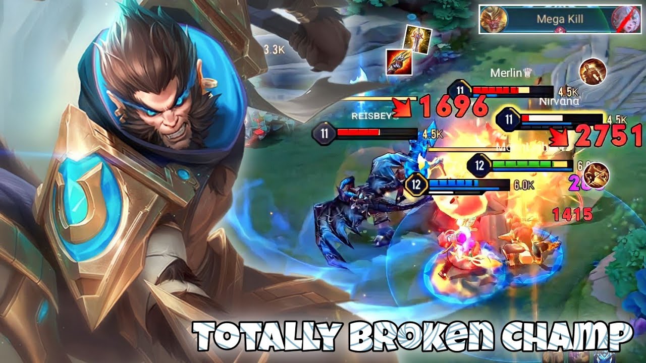 Wukong Slayer Lane Pro Gameplay | 100% Critical Chance Mega Kill | Arena of Valor Liên Quân mobile
