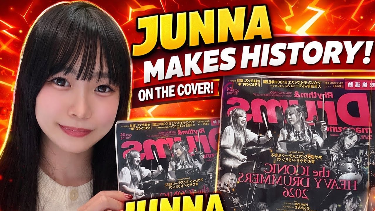 Джунна (Хагане) творит историю! Представлена ​​кавер-версия альбома Rhythm & Drums 2026 🥁🔥