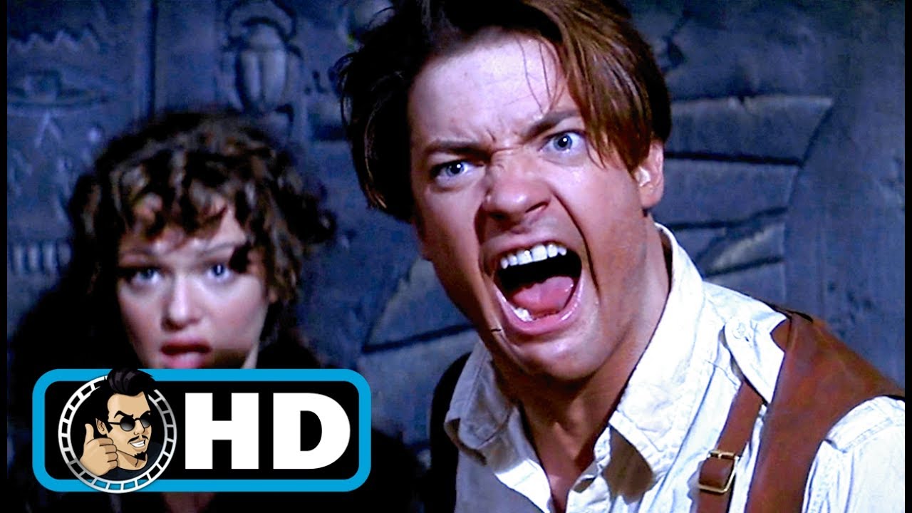 THE MUMMY (1999) Movie Clip - Rick Screams at the Mummy |FULL HD| Brendan Fraser