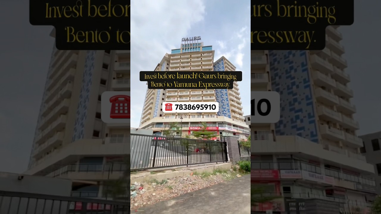 Gaurs New Project &lsquo;BENTO&rsquo; on Yamuna Expressway 🚀 Near Jewar Airport!