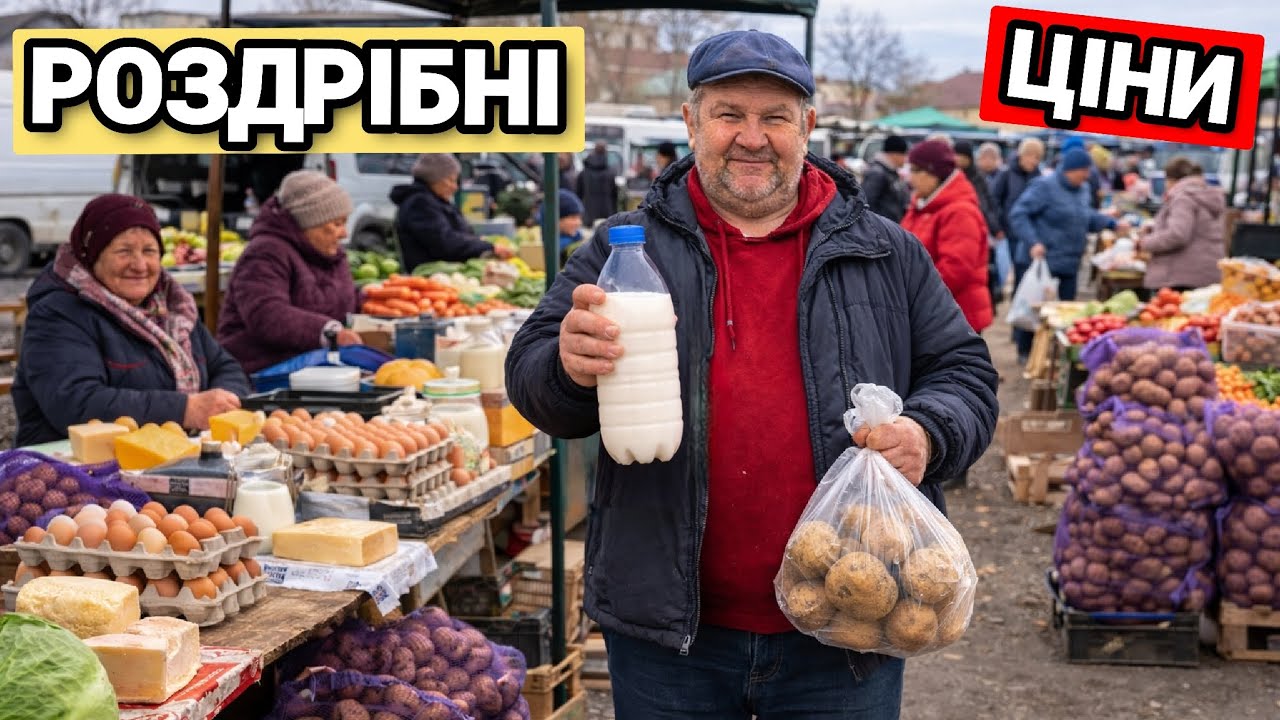 Ціна продуктів сьогодні на Базарі Львівщини. Своє з дому і з ОПТ ринків... 