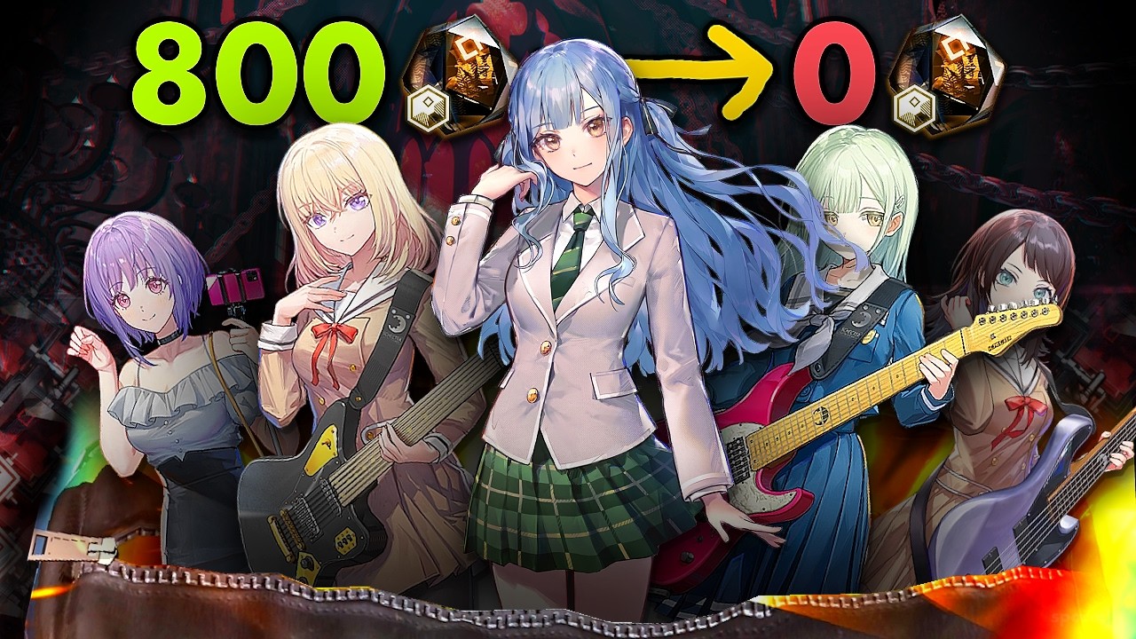 I went ALL IN for the Ave Mujica X Arknights Collab...