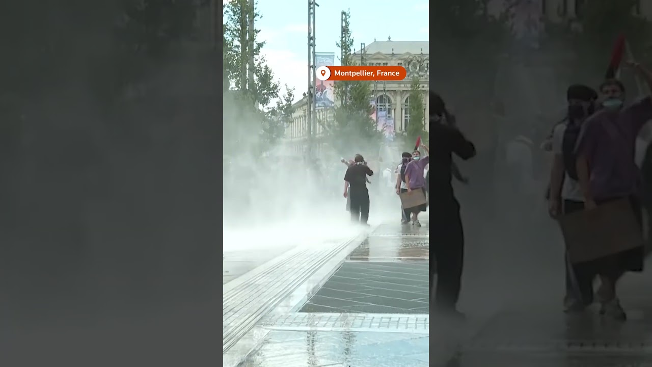 Fire breaks out in Paris as 'Block Everything' protests spread