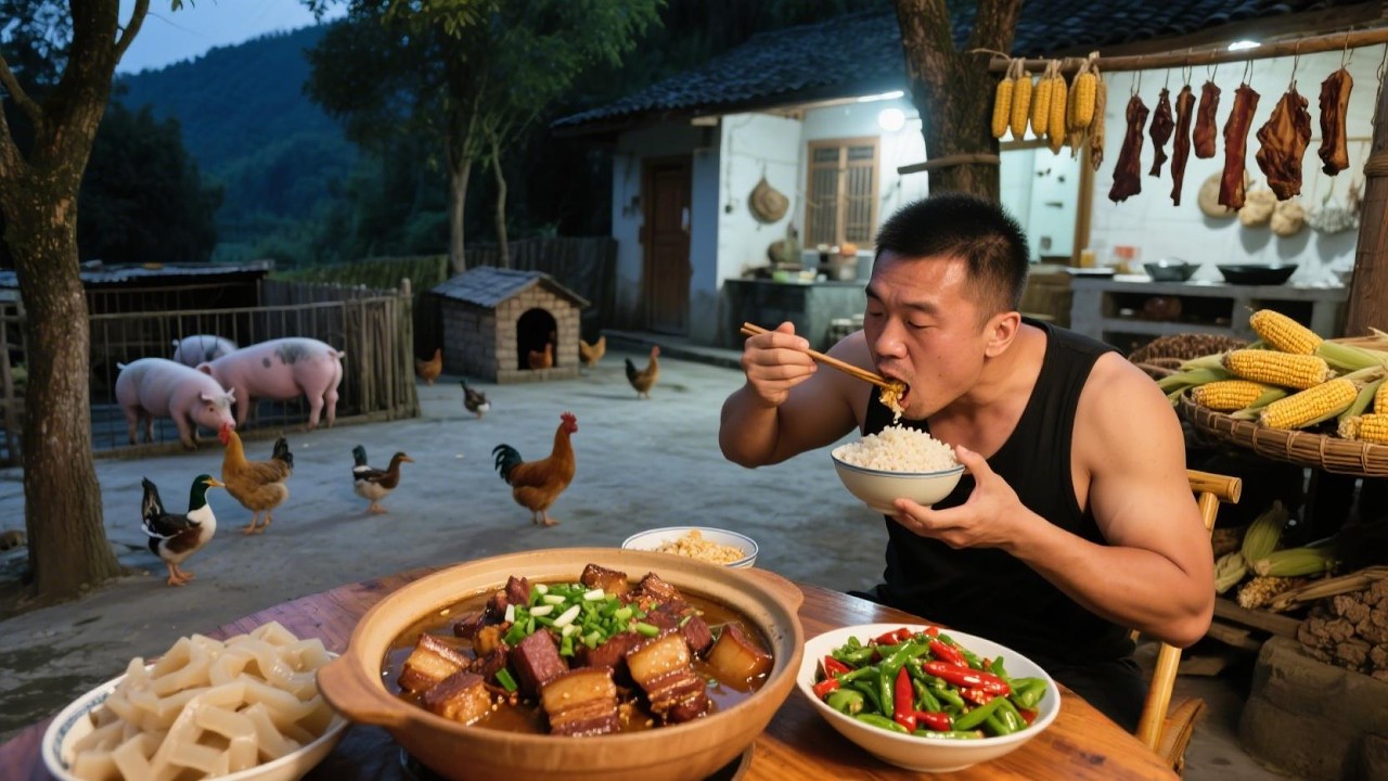 魔芋的弹，红烧肉的糯，在舌尖上演一场美味双重奏。一口入魂，说的就是它。【孤独的美食咖】