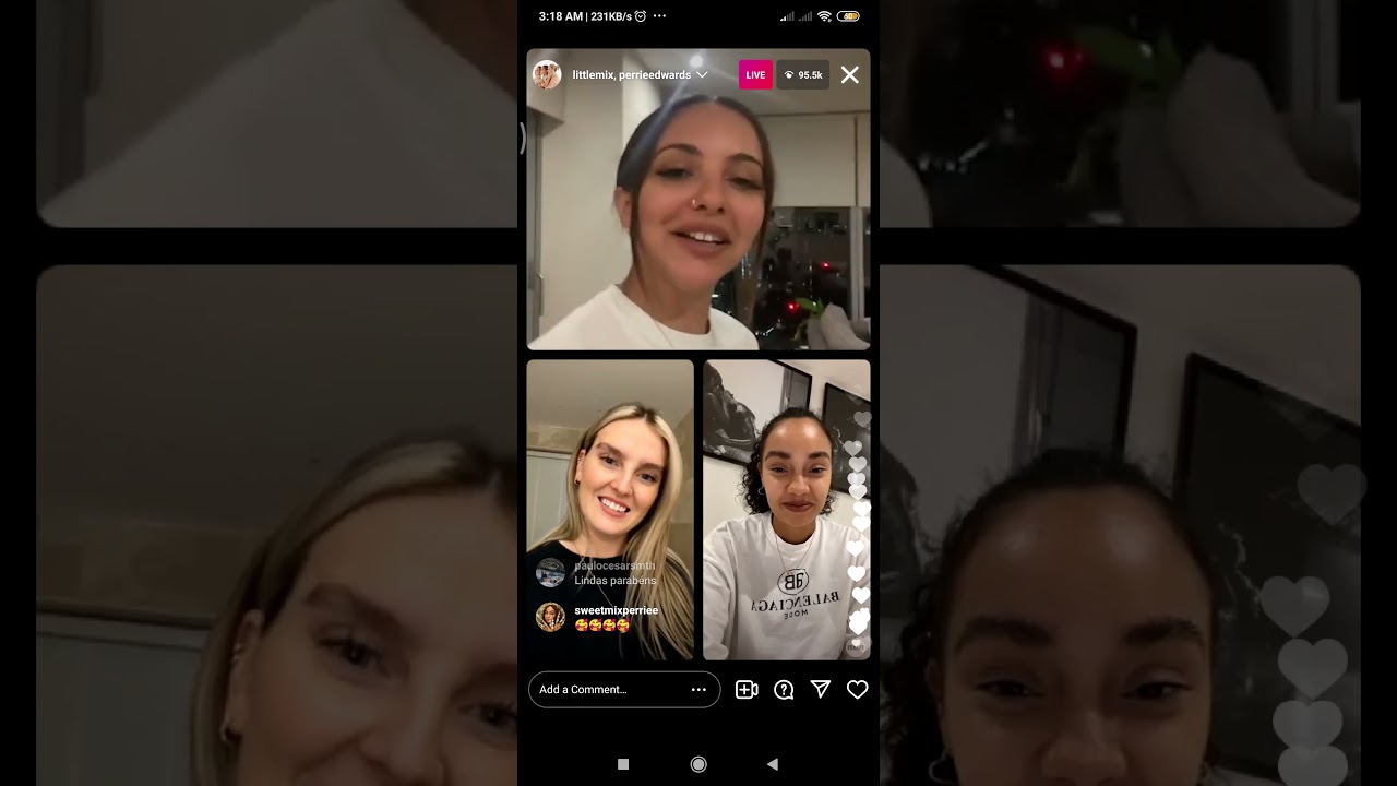 Little Mix live on IG #lovesweetlove   09/16/2021