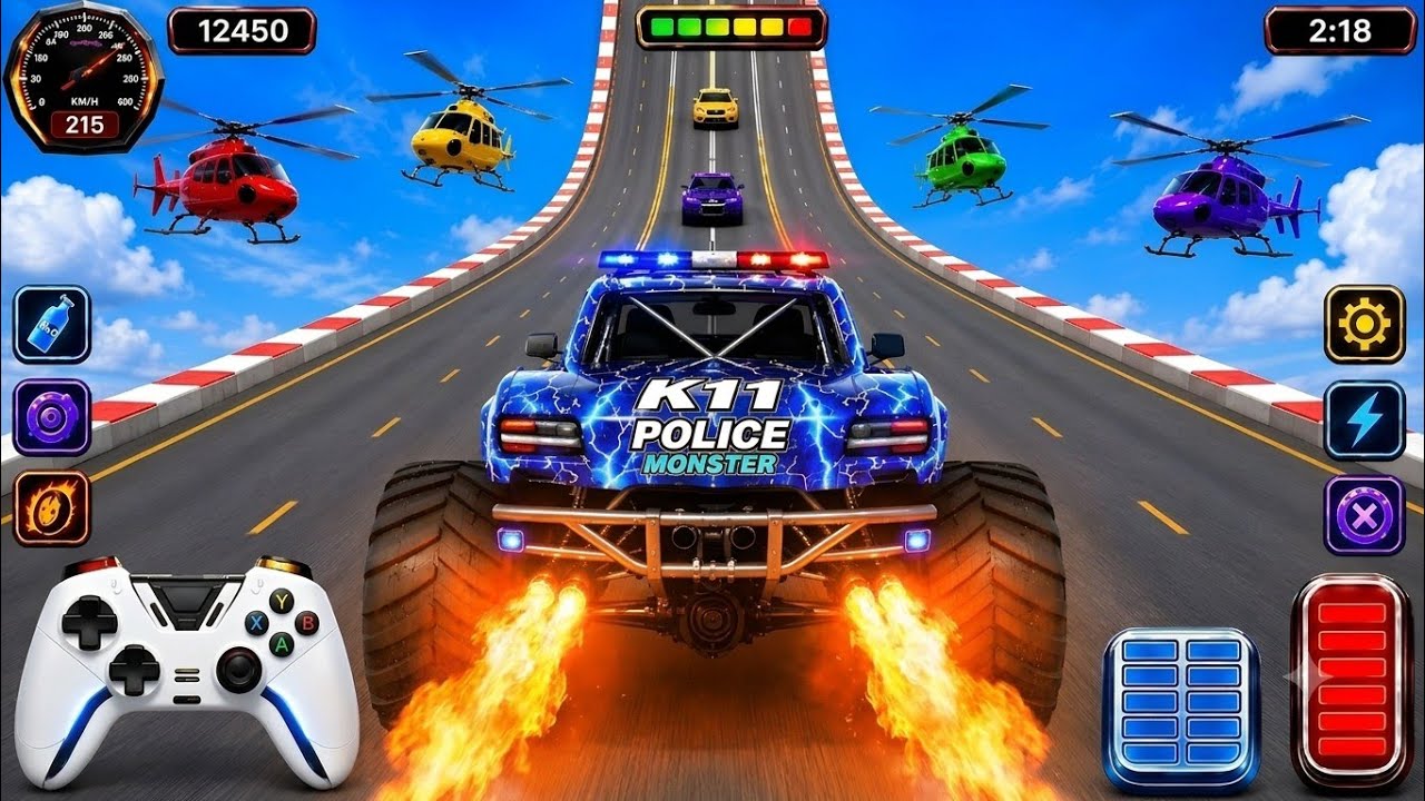 🔥 Monster Truck Mega Ramp Racing 2026 🚛 Impossible Stunts, Extreme Crashes & Epic Gameplay#Part6