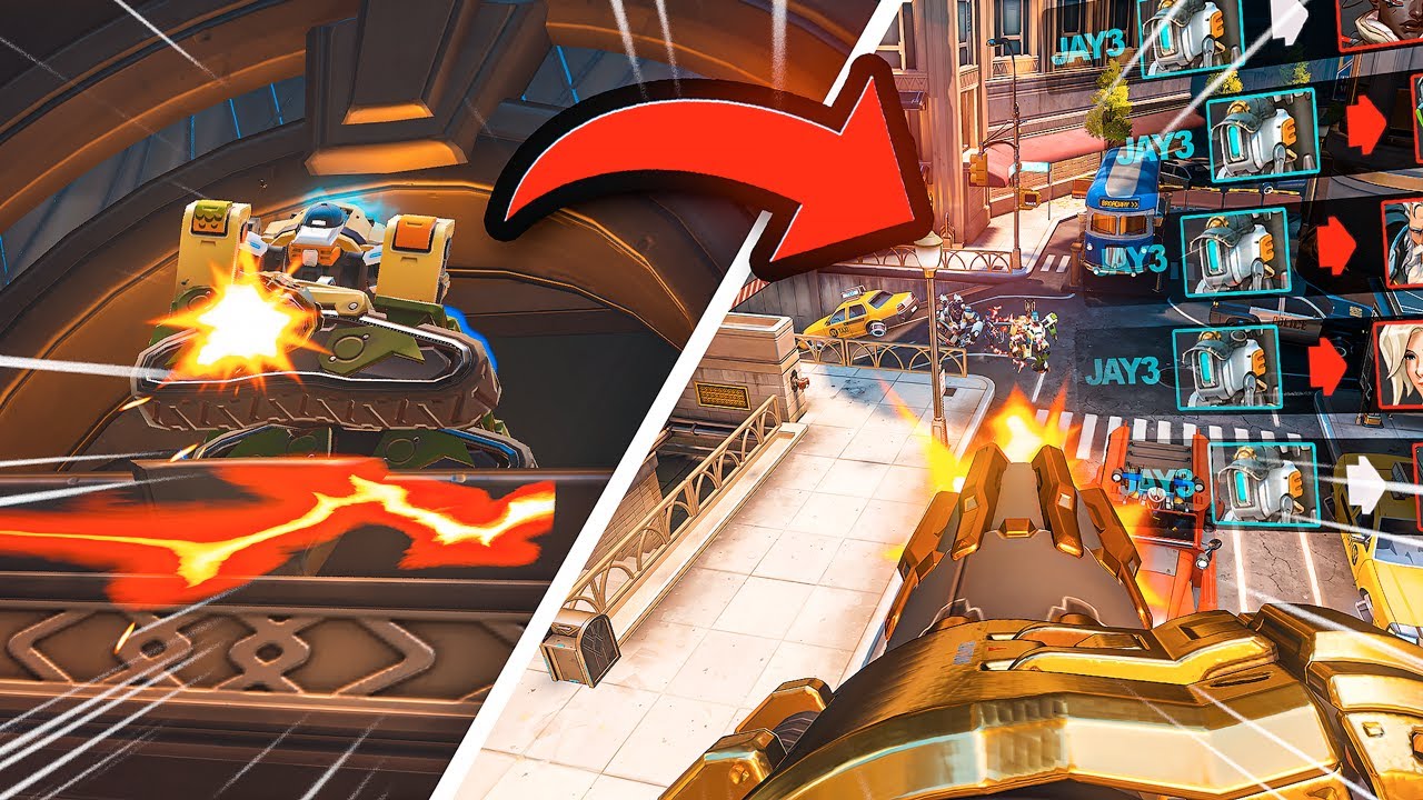 I locked Bastion and ROLLED them in weird spots...