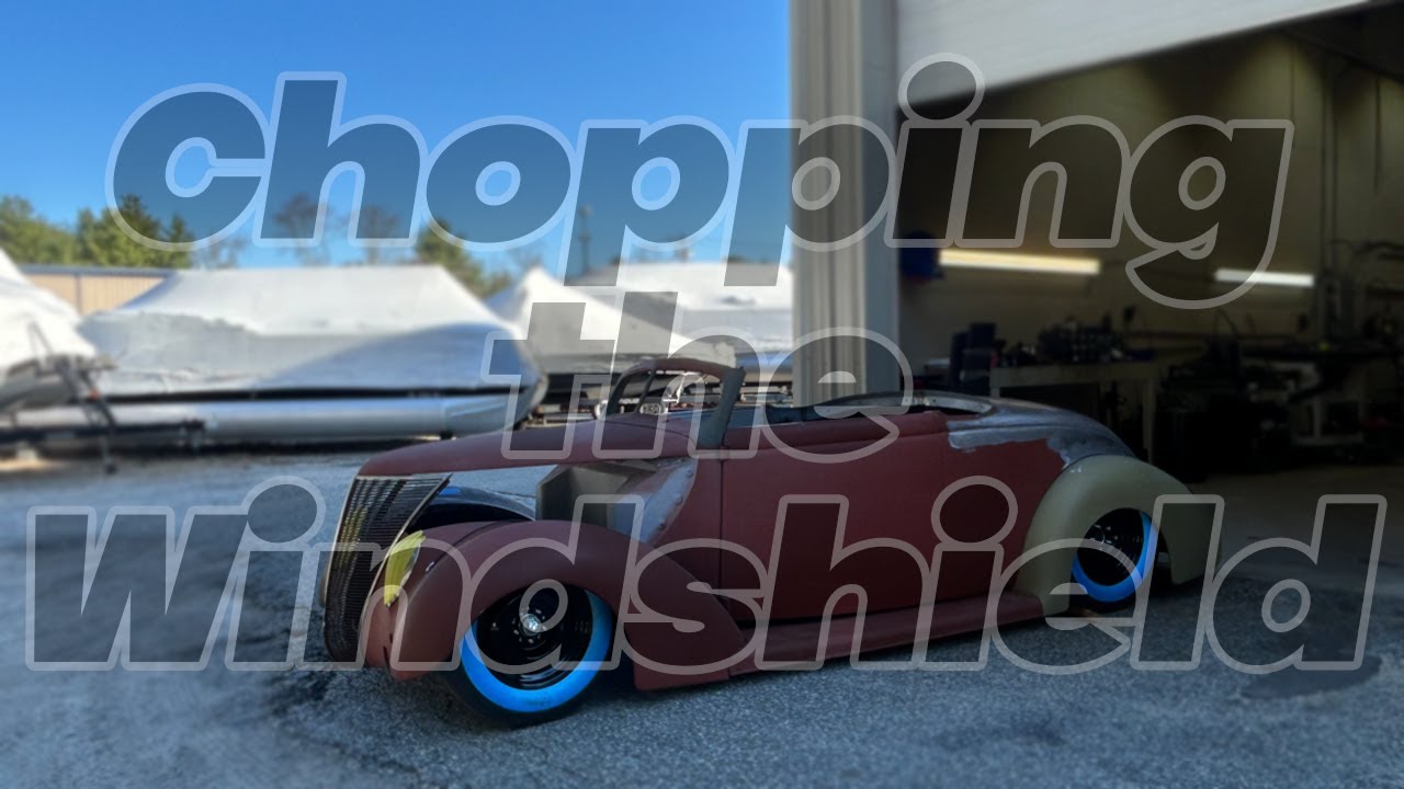 1937 Ford Kustom Cabriolet Chopped Windshield Posts