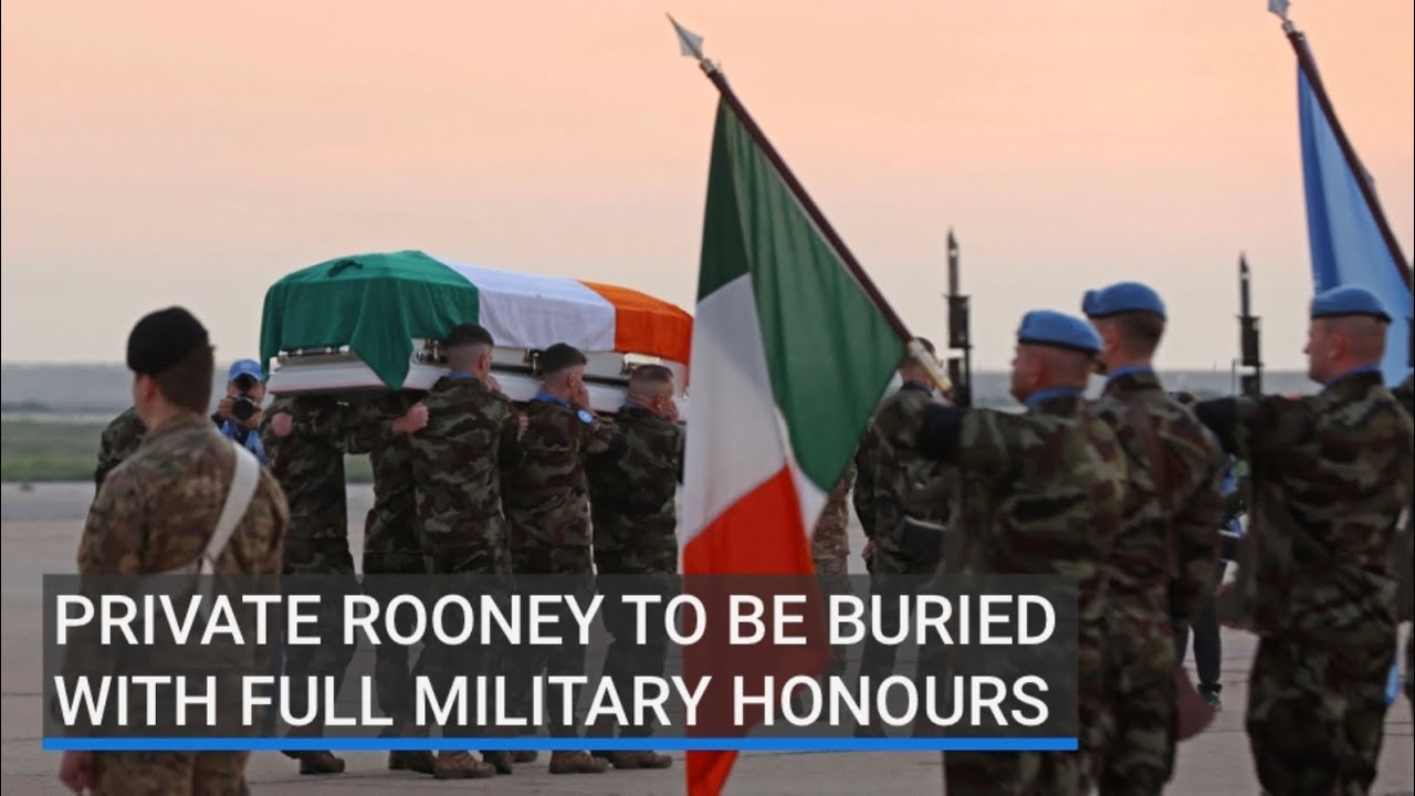 Private Seán Rooney to be buried with full military honours