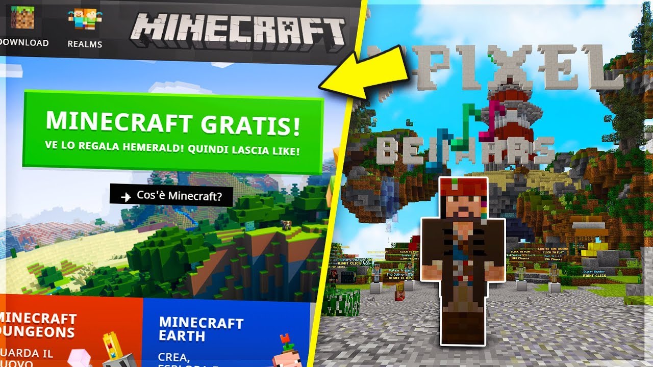 VI REGALO MINECRAFT PREMIUM GRATIS! - Minecraft ITA