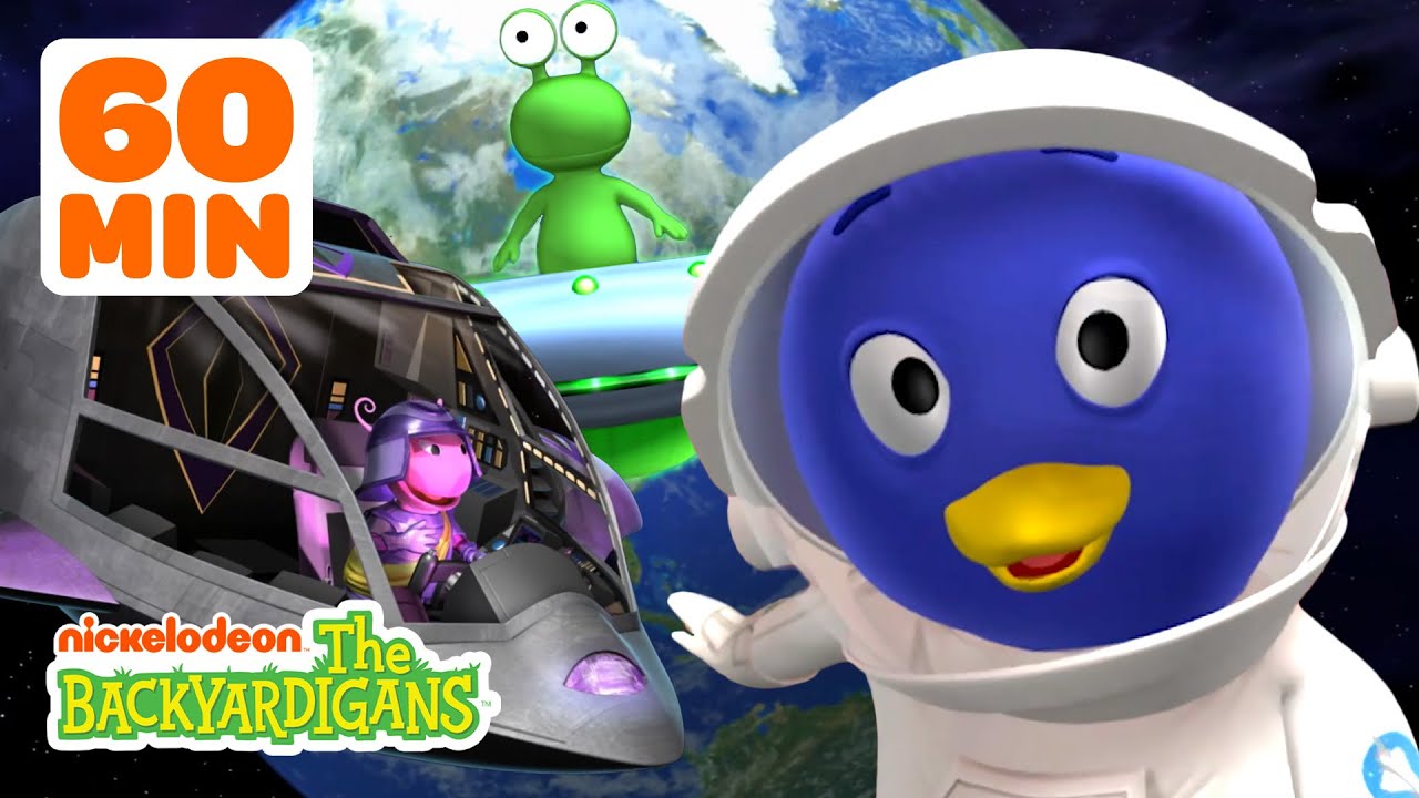 Pablo's Space Mission to Mars & Backyardigans Battle Aliens! | 60 Minutes | The Backyardigans