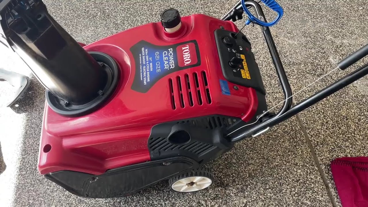 Замена лопастей Toro Power Clear 621 (с несколькими хитростями)