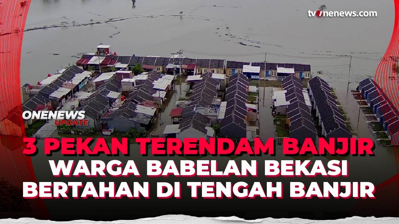 Ratusan Rumah Warga di Babelan Bekasi Sudah Tiga Pekan Terendam Banjir | OneNews Update