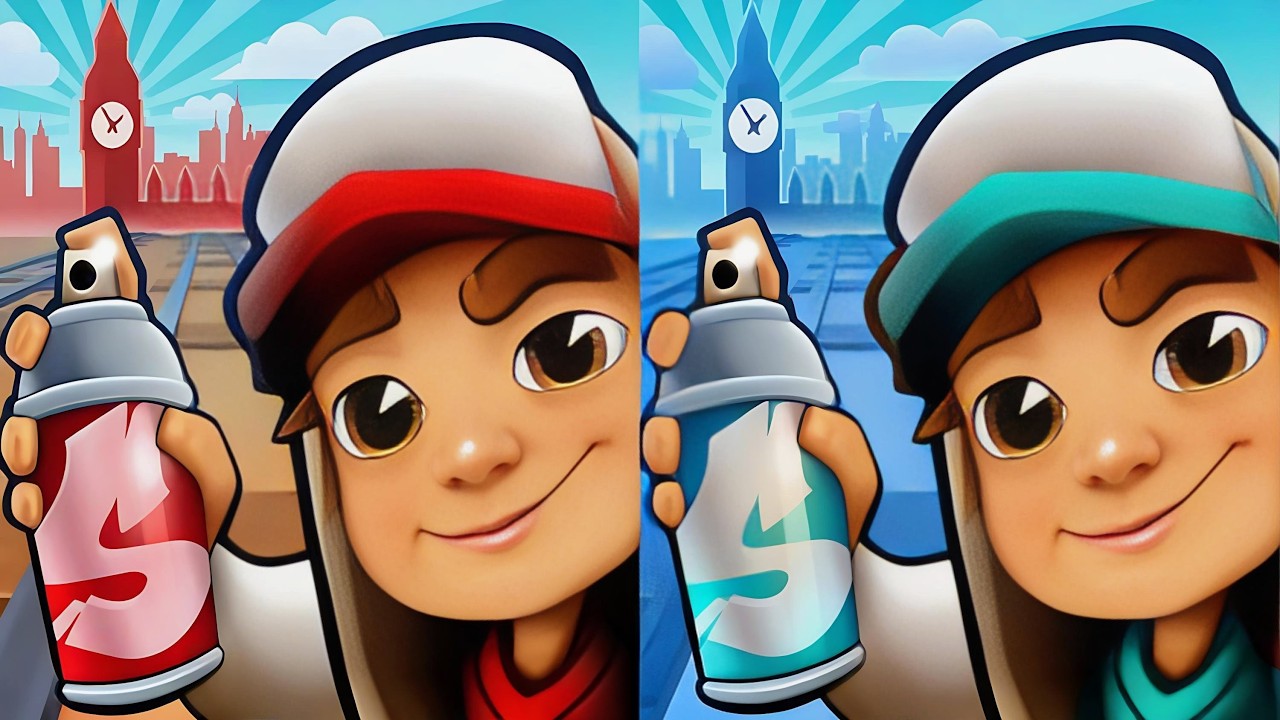 Subway Surfers : London Lucky Creatures 2026 🆚 London 2023 Maps Comparison
