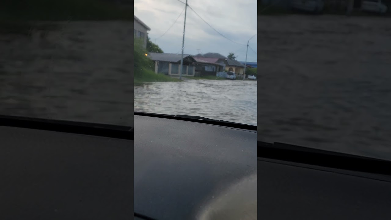 #flooded #road #heavyrain #sailing #water 🇸🇷