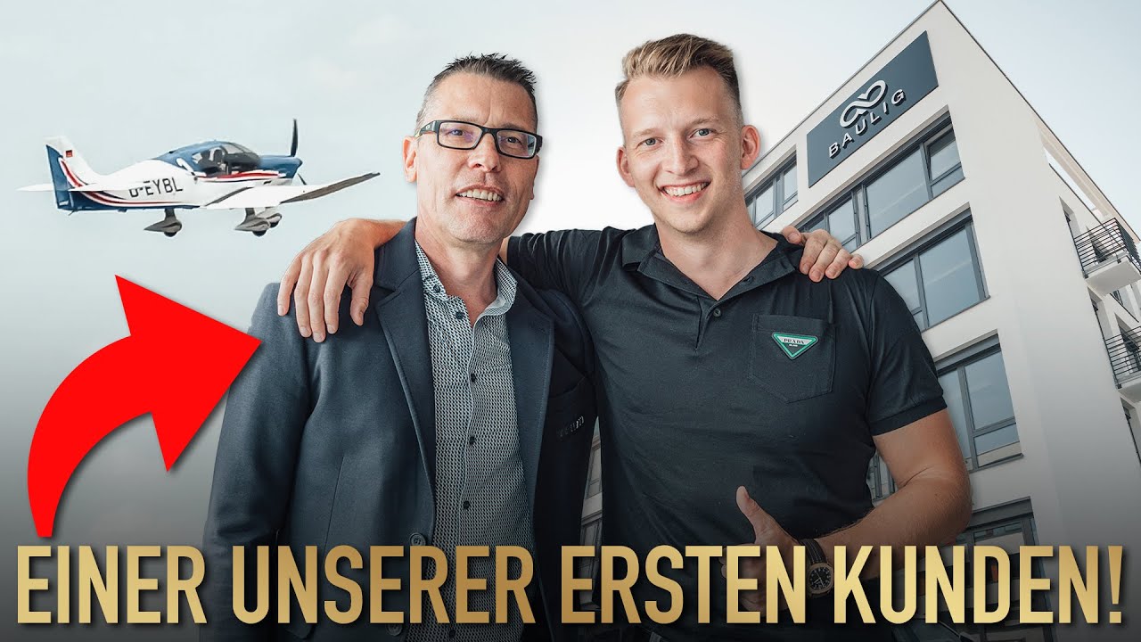 Baulig Kunde von 2016 besucht heutige BAULIG Zentrale (mit Michael Serve)
