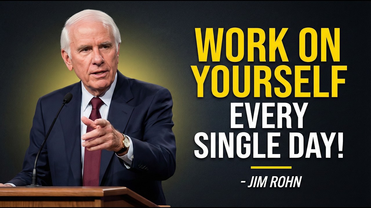 WORK ON YOURSELF UNTIL IT BECOMES YOUR IDENTITY | Jim Rohn Motivation
