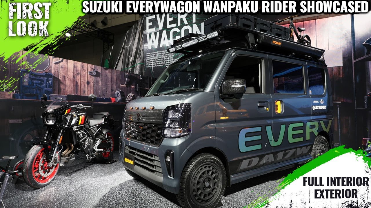 Suzuki Every Wagon Wanpaku Rider Showcased @ Tokyo Auto Salon 2026 - Full Interior Exterior