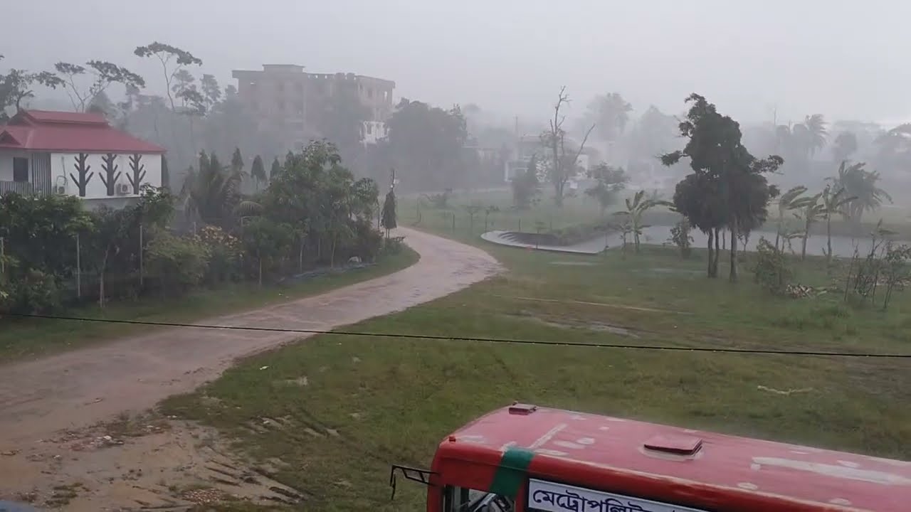 Heavy Rainfall Washing Metropolitan University || Bateshwar, Sylhet
