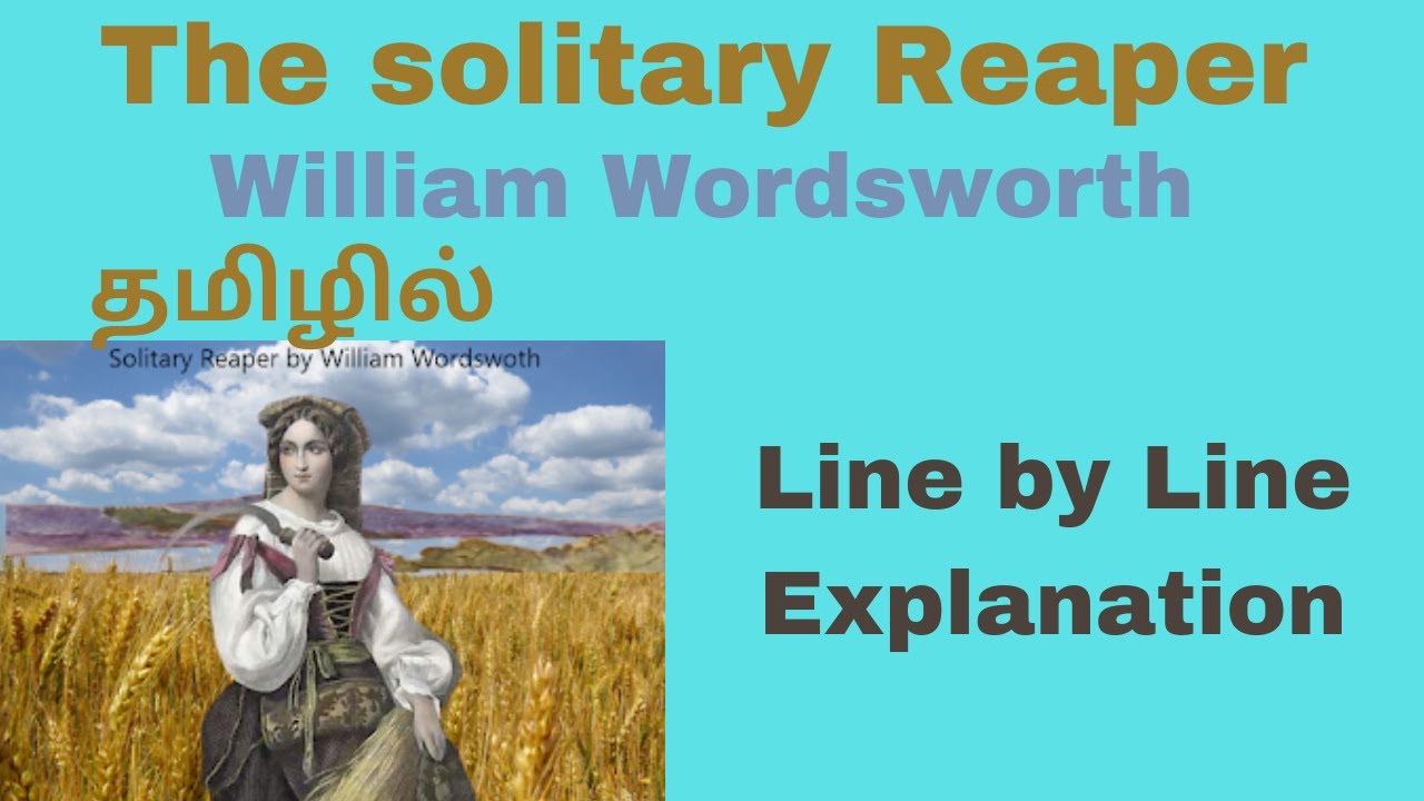 The Solitary Reaper Summary in Tamil