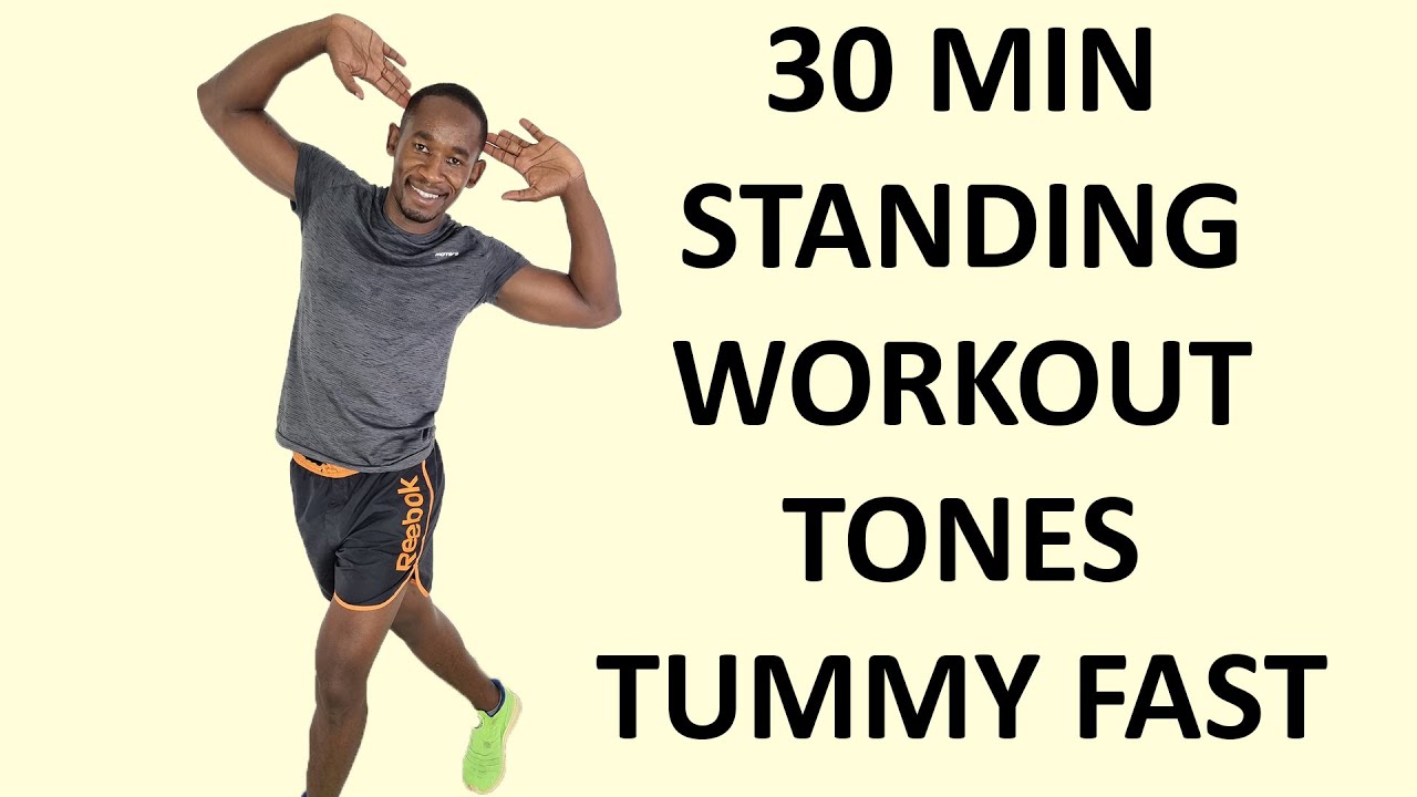30 Minute Standing Abs Workout to Tone Your Tummy Fast