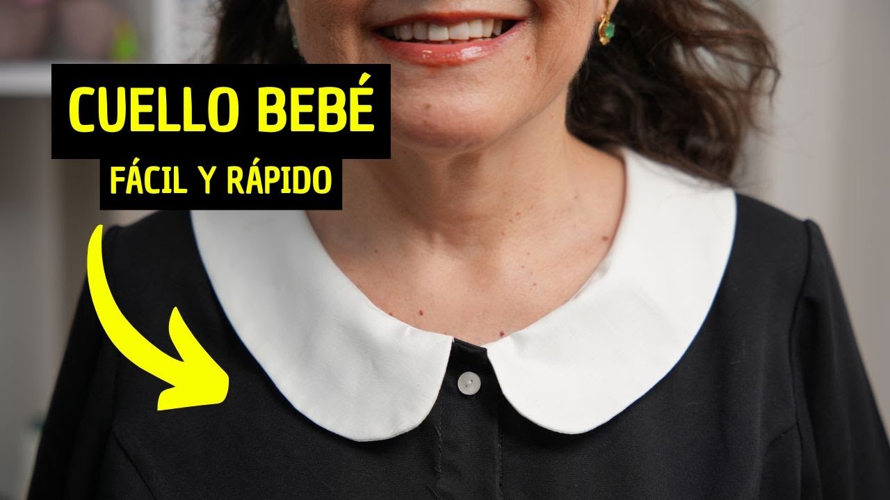 C&oacute;mo Hacer un Cuello Beb&eacute; (Peter Pan) F&aacute;cil y R&aacute;pido | Tutorial de Costura Paso a Paso