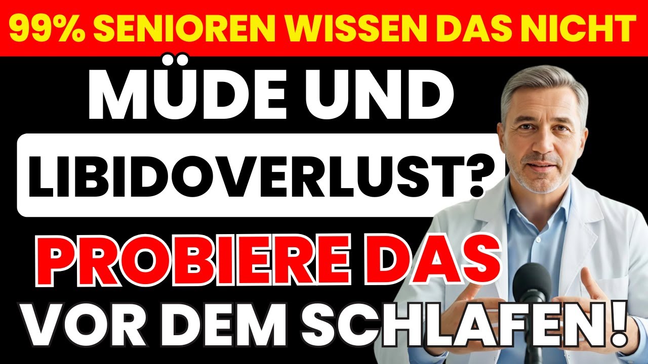 M&uuml;de, kraftlos, antriebslos? Dieses Nacht-Vitamin st&auml;rkt M&auml;nner ab 50! | Senioren Gesundheit