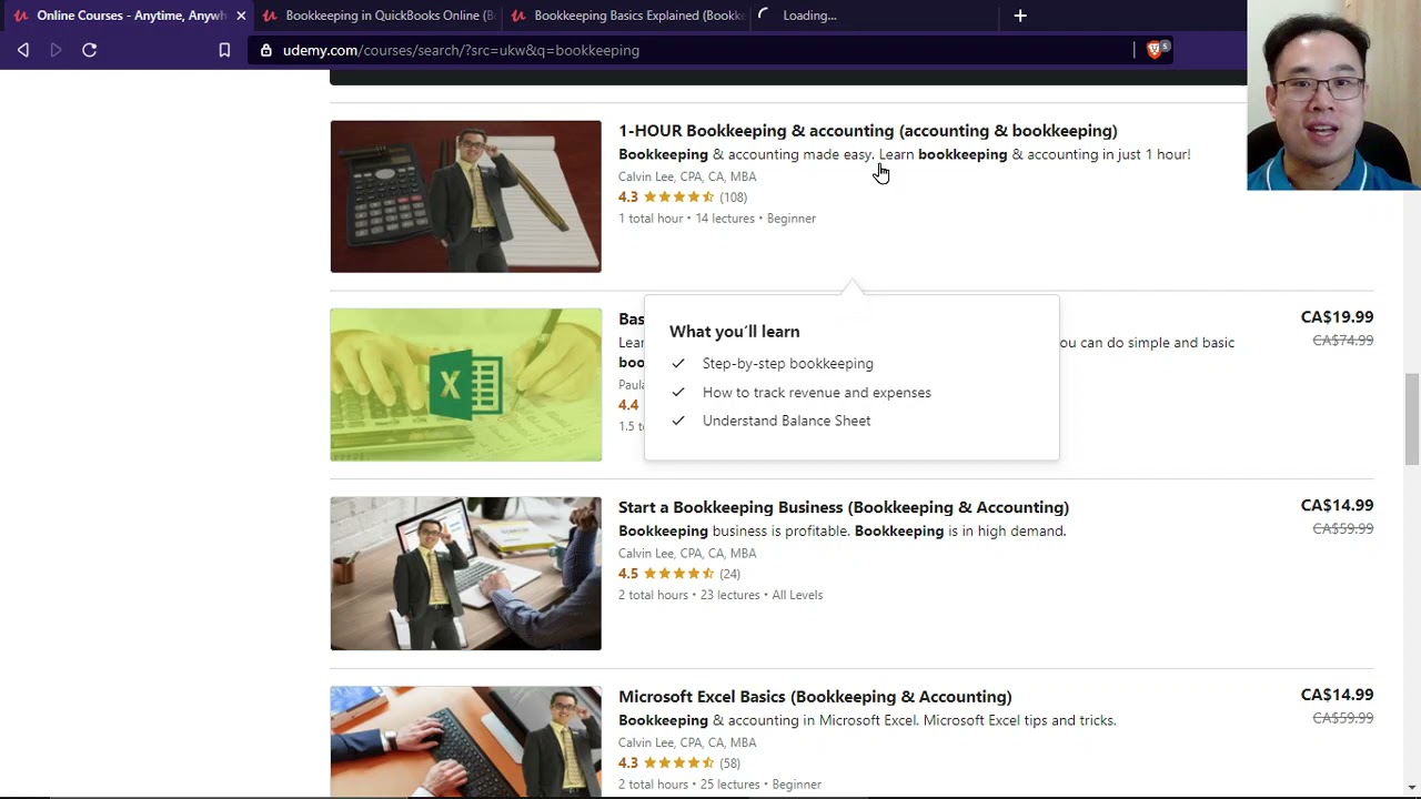My Bookkeeping Course Ranked #1 on Udemy! (My 5 Courses Rank #1, 3, 7, 9, 10)