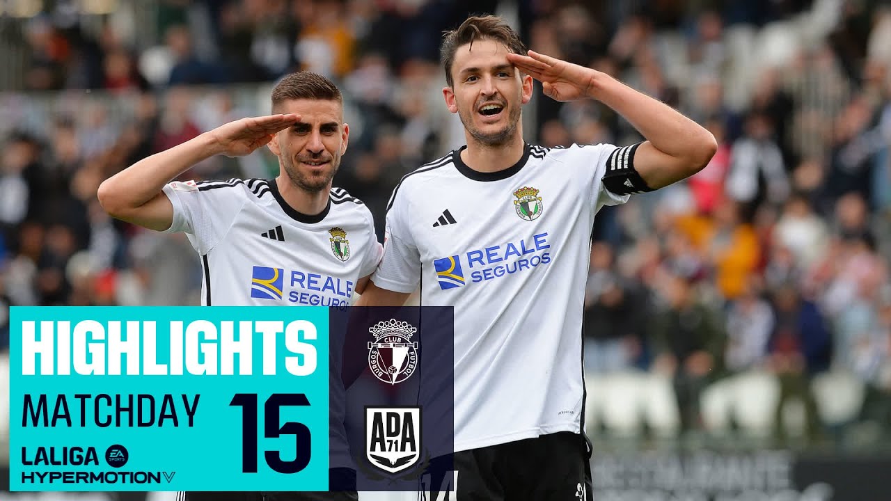 Resumen de Burgos CF vs AD Alcorcón (4-2)
