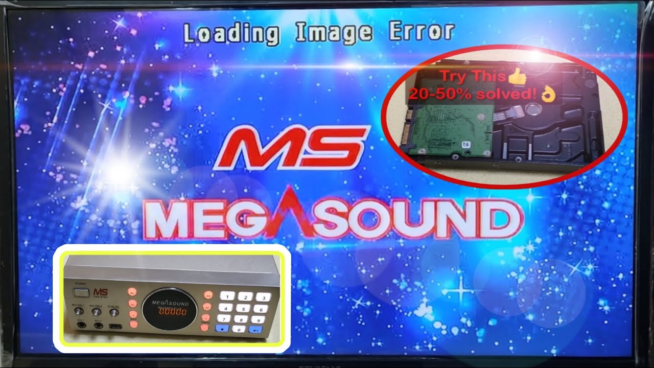 Image Error Megasound/Megapro plus Jbns+ HDD player - How to solve?