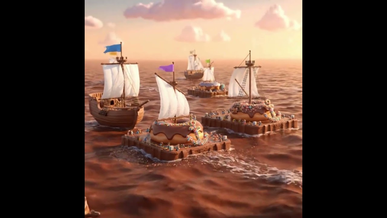 Sprinkle anchors ready &mdash; donut ships depart! ⚓🍩 #whisperedwonders #ai #shortvideo #aishorts