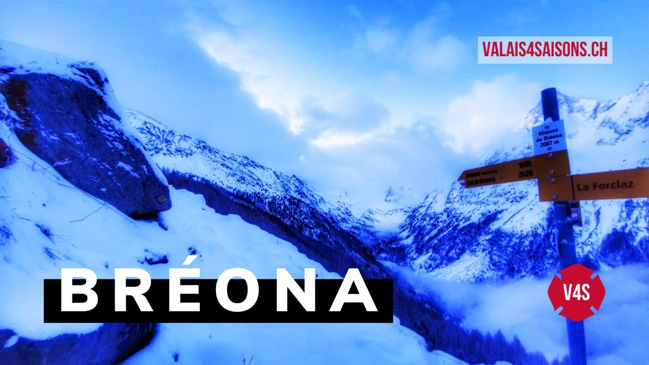 Escapade matinale en ski de randonnée au Col de Bréona | V4S | Valais | Suisse |