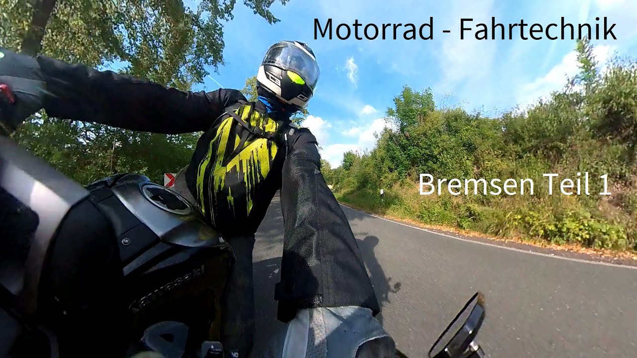 Motorrad Fahrtechnik - Bremsen Teil 1