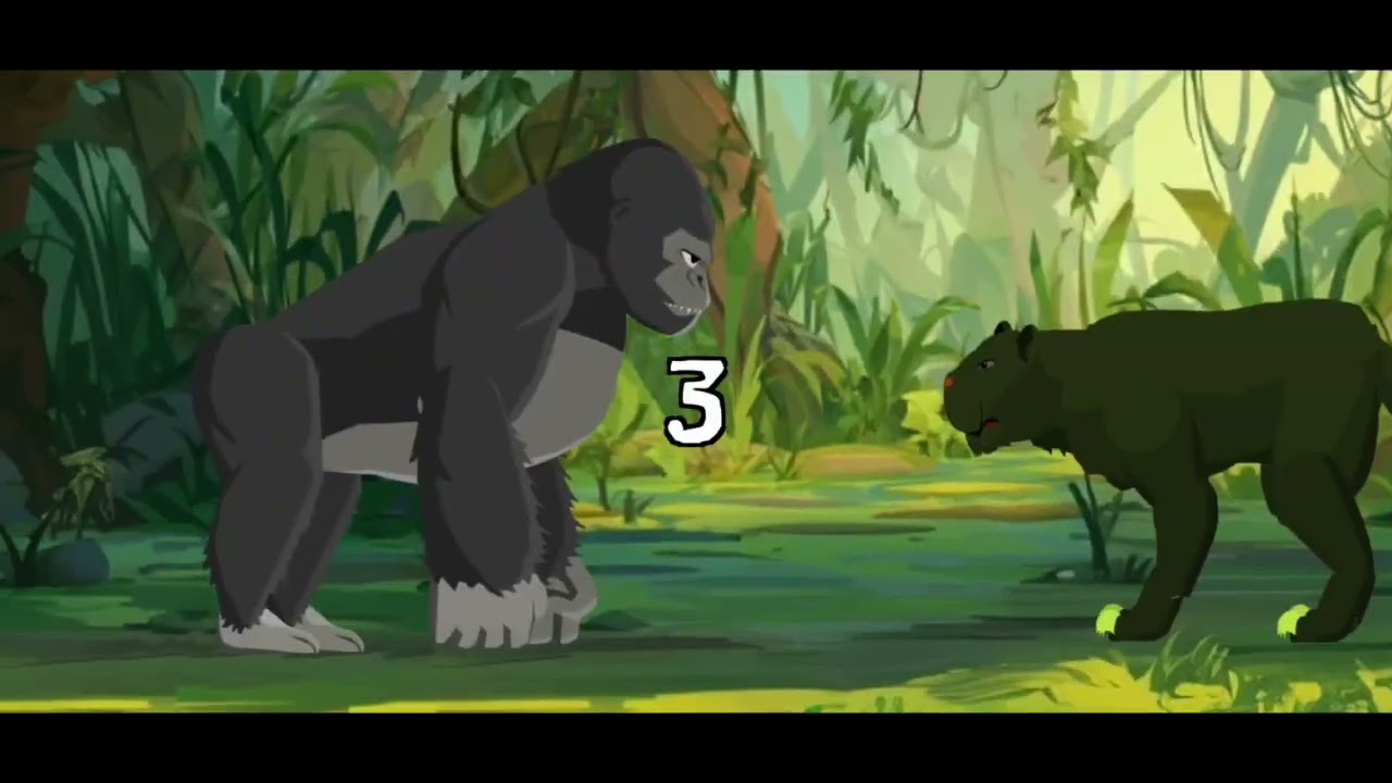 GORILLA VS TIGER 🐅 