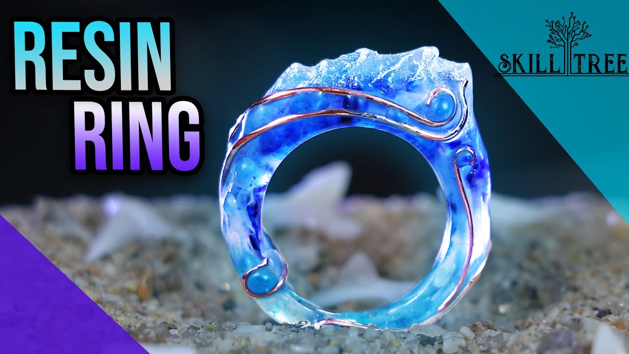 Resin Ring Art - Typhoon Ring From my D&D Campaign!