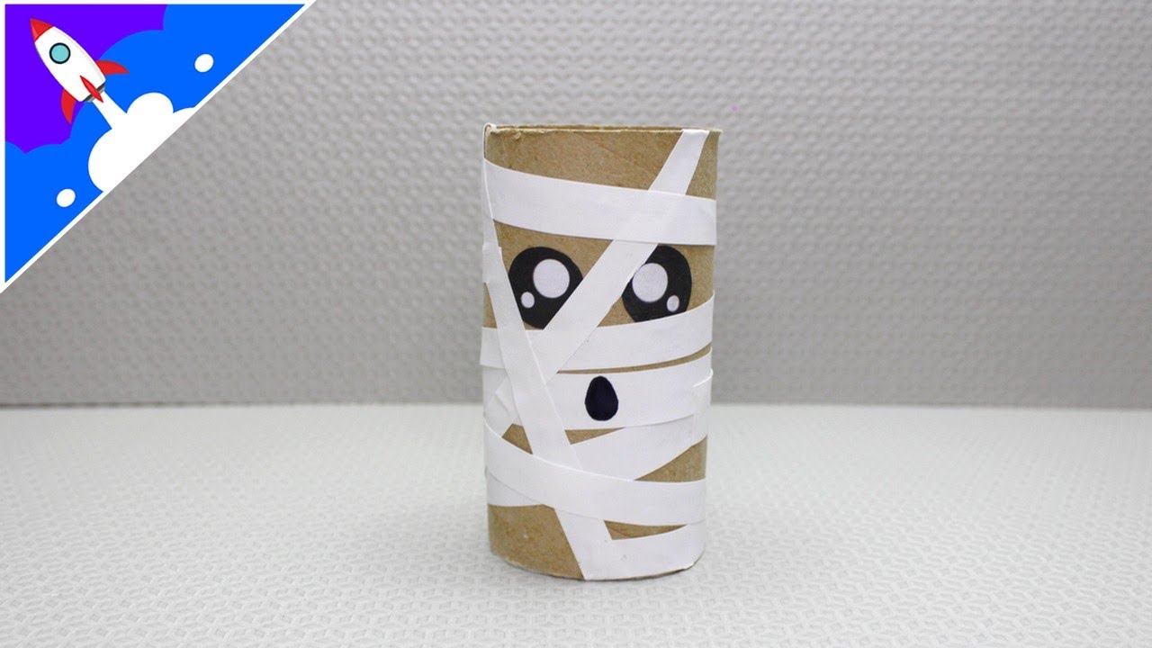 Como fazer uma múmia de papel - Halloween