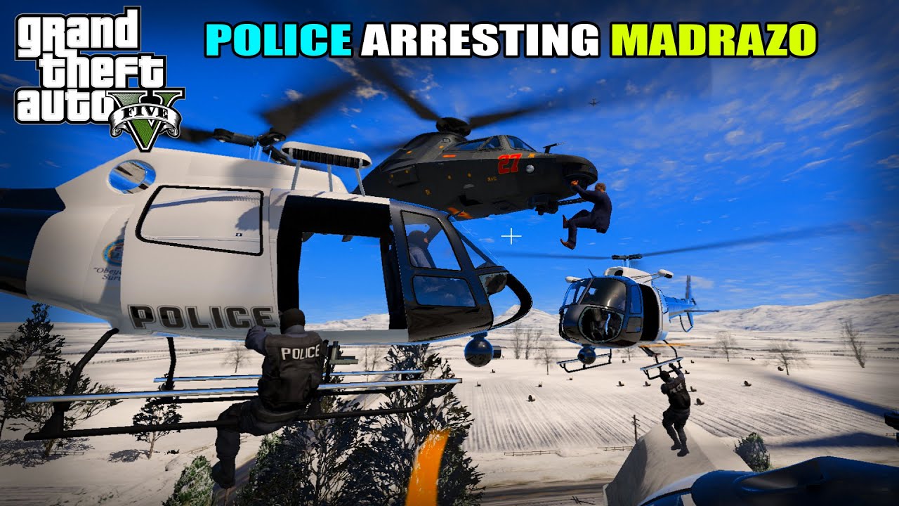 SAVING  MADRAZO FROM POLICE ENCOUNTER | GTA 5 | AR7 YT | GAMEPLAY #27