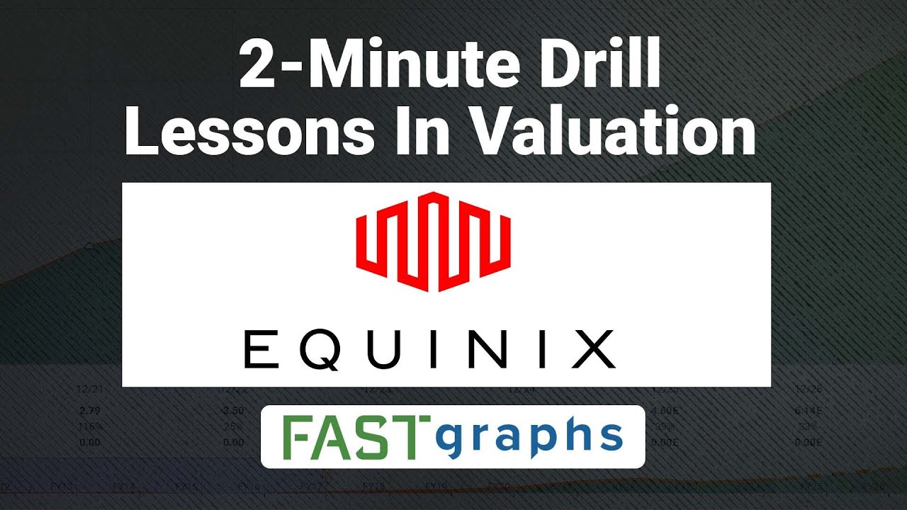 Lessons In Valuation:  2 Minute Drill - Equinix (EQIX) | FAST Graphs