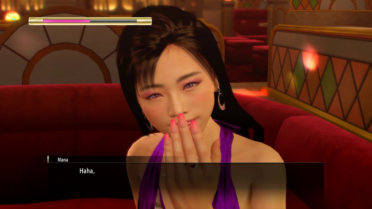 Yakuza 0 - Mana's training - customer service 4